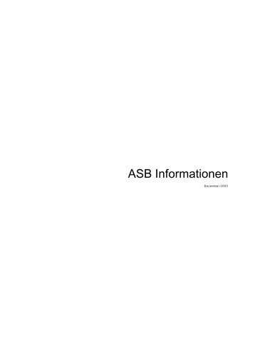 ASB Informationen - Schuldnerberatung