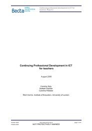 Continuing Professional Development in ICT for teachers