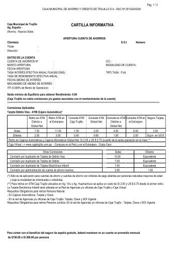 CARTILLA INFORMATIVA