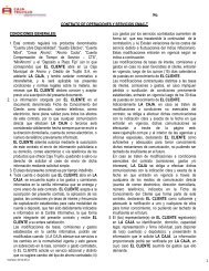 CONTRATO DE OPERACIONES Y SERVICIOS ... - Caja Trujillo