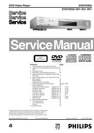 DVD-Video Player DVD763SA DVD763SA /001 /021 /051