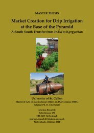 Market Creation for Drip Irrigation at the Base of the Pyramid