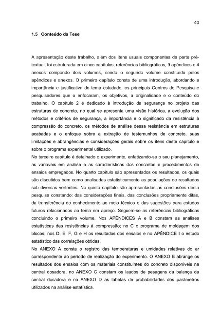 avaliação da resistência à compressão do concreto através ... - Unicap