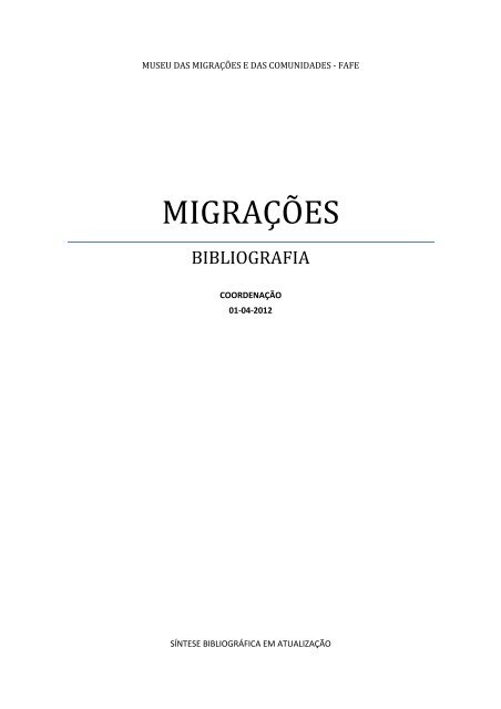 MIGRAÇÕES