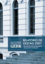 RELATÓRIO DE GESTÃO 2007