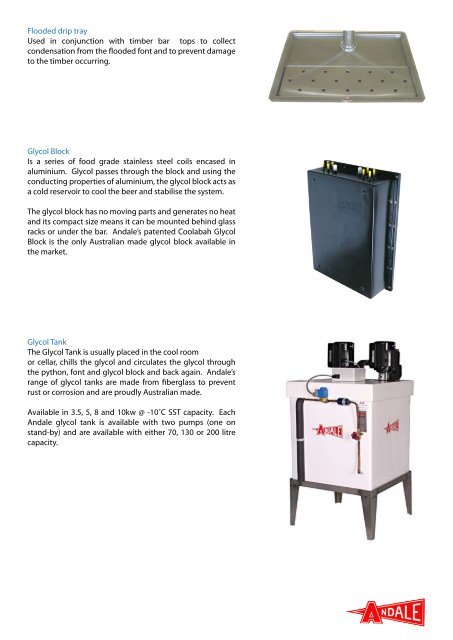 Glycol Block Beer System