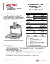 Product Description Sheet 400D Benchtop Robot