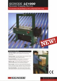 SIGNODE LC 1000 - ITW Industrial Packaging | Australia