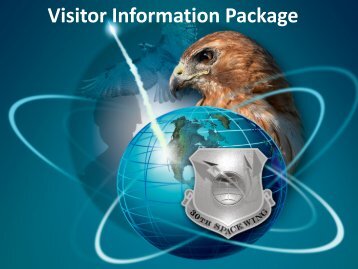 Visitor Information Package - Vandenberg Air Force Base