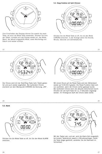 JUNGHANS MEGA ALARM-CHRONO