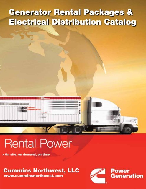 Generator Rental Packages & Electrical Distribution Catalog