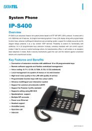 System phone IP-S400 Datasheet - Iskratel