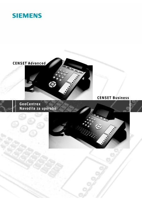 CENSET Advanced GeoCentrex Navodila za uporabo CENSET Business