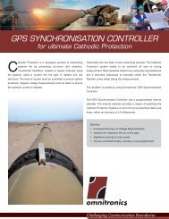 GPS Synchronisation Controller for Cathodic Protection - Omnitronics