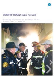 Motorola Tetra Portable Terminals MTP850 S Brochure - Airadio