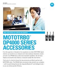 MOTOTRBO DP4000 SERIES ACCESSORIES