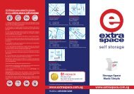 Extra Space Self Service Storage Brochure and ... - The Green Book