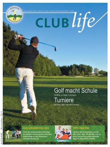 Turniere Golf macht Schule - Golfclub Berchtesgadener Land
