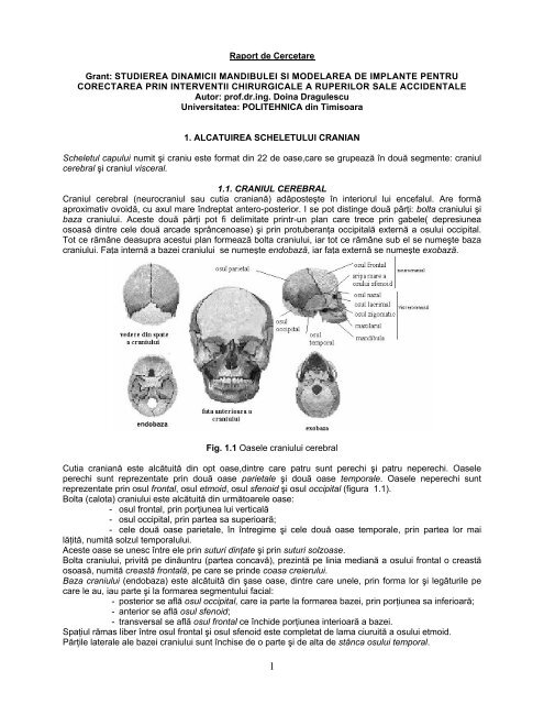 studierea dinamicii mandibulei si modelarea de implante pentru ...