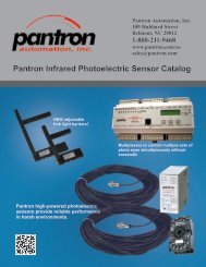 Product catalog in pdf - Pantron Automation, Inc.