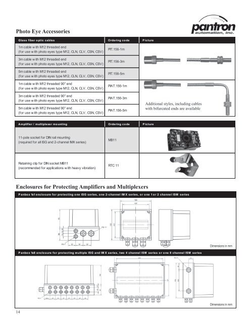 Product catalog in pdf - Pantron Automation, Inc.