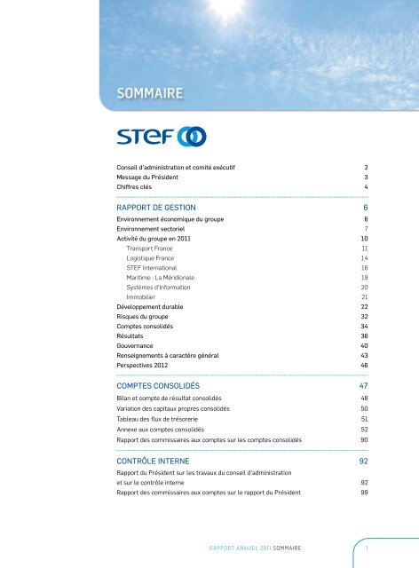 Rapport annuel 2011