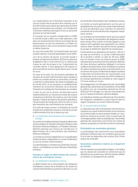 Rapport annuel 2011