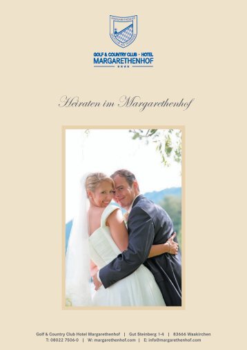 Hochzeitsfolder - Hotel Margarethenhof