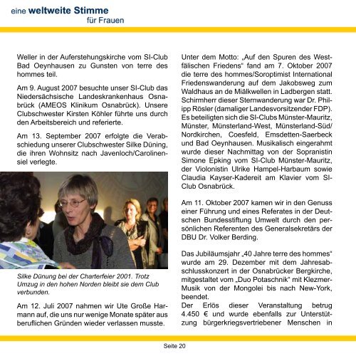 SI Club Osnabrück in Gründung - soroptimist-osnabrueck.de