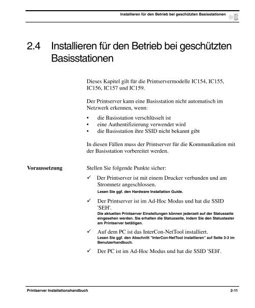 InterCon-Printserver - SEH Computertechnik GmbH