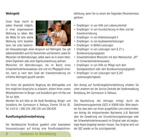 Senioren in Rendsburg 4 Senioren in Rendsburg - Sen-Info