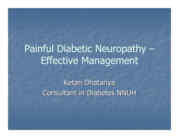 Neuropathic Pain - Dr Ketan Dhatariya