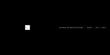 MArch 1 - School of Architecture - The Chinese University of Hong ...