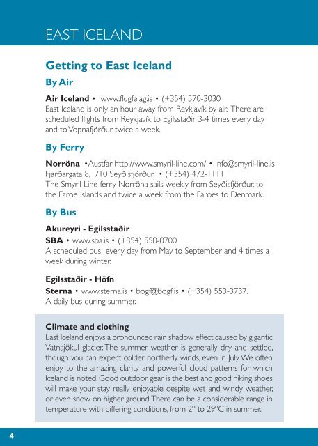 The Official Tourist Guide - East Iceland