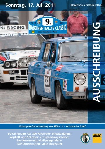 Ausschreibung 2011 - Classic Tax