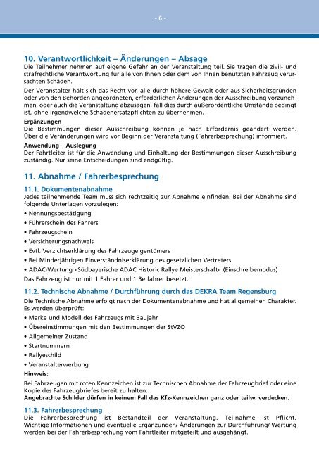 Ausschreibung 2011 - Classic Tax