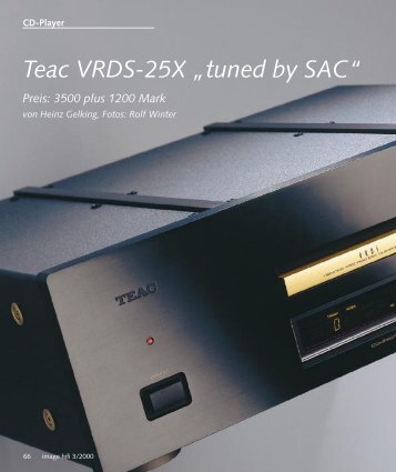 Teac VRDS-25X - SAC