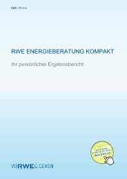 RWE Energieberatung Kompakt Fördermittel