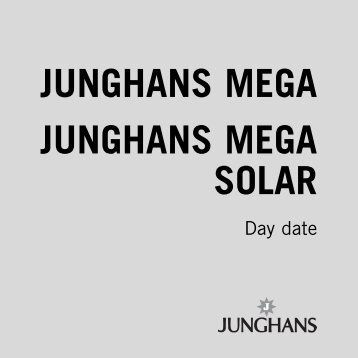 JUNGHANS MEGA JUNGHANS MEGA SOLAR - Corner Shop