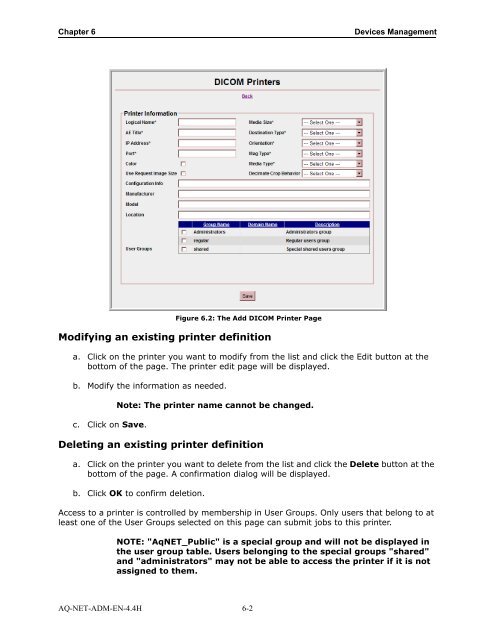 Aquarius Web Admin Guide