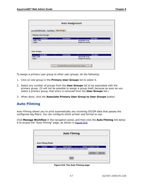 Aquarius Web Admin Guide