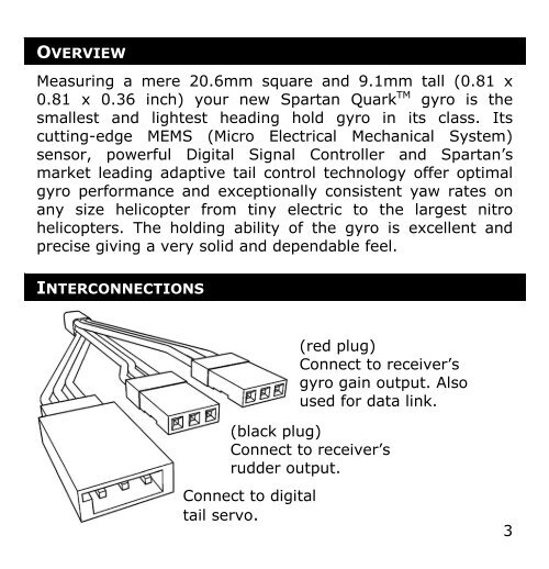 Spartan Quark Gyro Installation Guide [Doc. v1.0] - Spartan RC
