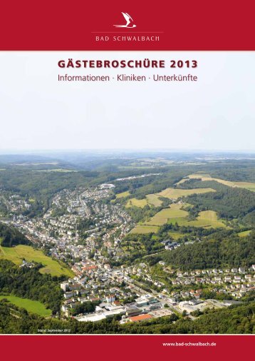 Gästebroschüre 2013 (pdf 4560 KB) - Bad Schwalbach