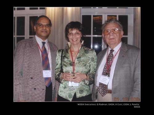 Members of the WODA Board and their guests before the opening