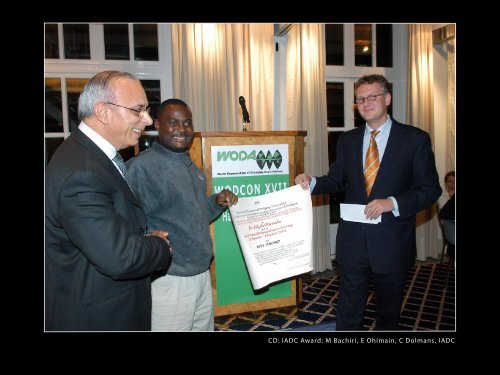 Members of the WODA Board and their guests before the opening