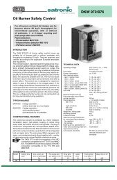 Oil Burner Safety Control DKW 972/976