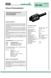IRD 1020 Infrarot-Flackerdetektor