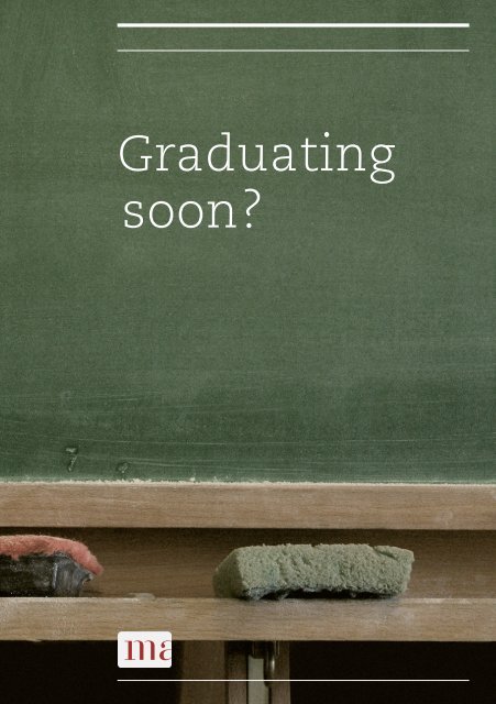 Graduating soon?