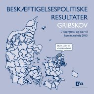 BESKÃFTIGELSESPOLITISKE RESULTATER GRIBSKOV - Dansk ...