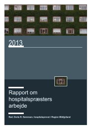 Rapport om hospitalsprÃ¦sters arbejde